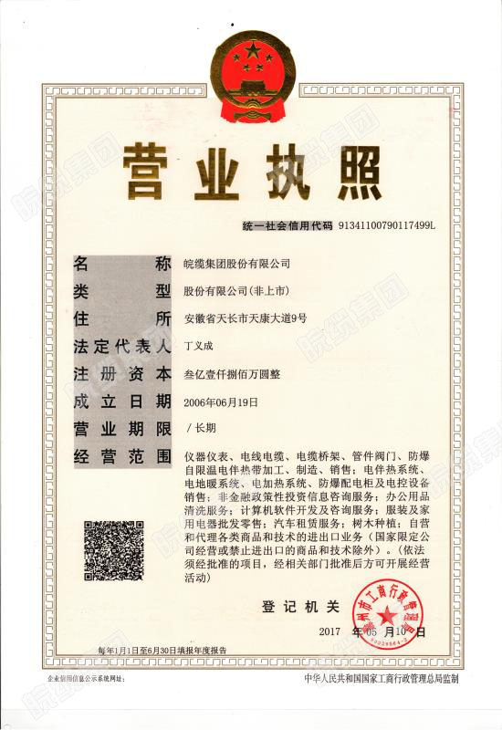 营业执照[三证合一]